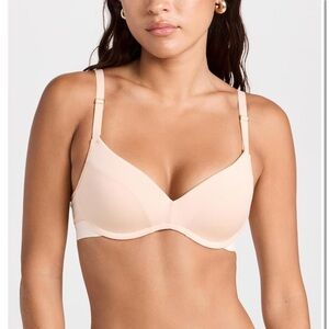 LIVELY Wireless Bra in Almond/Pink | Size 32B | NWT